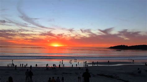 CARMEL-BY-THE-SEA (California) - Sunset in Carmel beach HD - YouTube