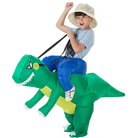 Aliexpress.com : Buy Kids inflatable green dinosaur Halloween Costume ...