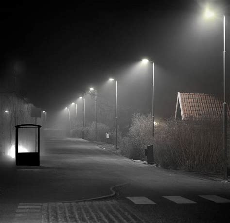 Suburban Street Night Stock Photos, Pictures & Royalty-Free Images - iStock