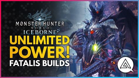 Monster Hunter World Iceborne | UNLIMITED POWER! Fatalis Armor Sets ...