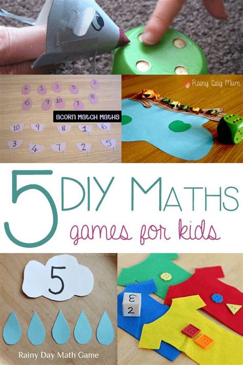 5 DIY Math Games for Kids