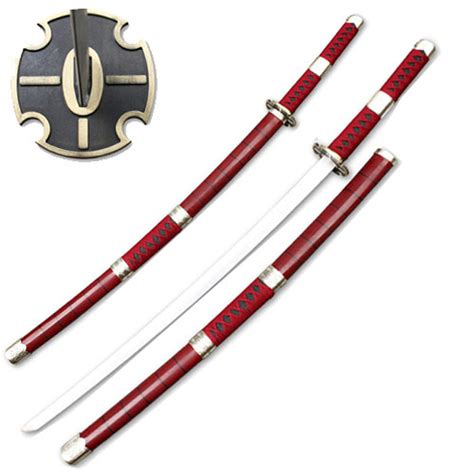 One Piece Anime Cosplay Replica Zoro Wado Ichimonji Sword - Edge Import