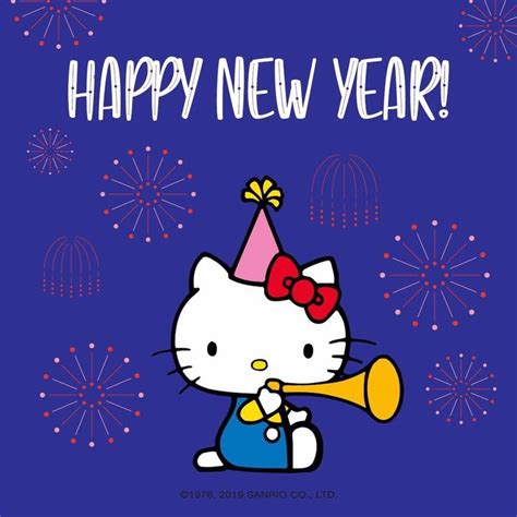 💫 Happy New Year 💫 | Hello kitty christmas, Hello kitty, Hello kitty ...