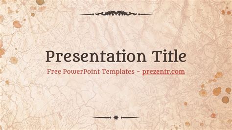 Free History PowerPoint Template - Prezentr