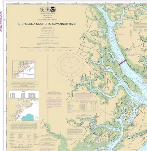 1983 Savannah River Map Savannah Georgia Map Print Produced - Etsy