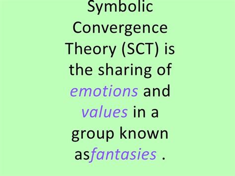 Symbolic Convergence Theory