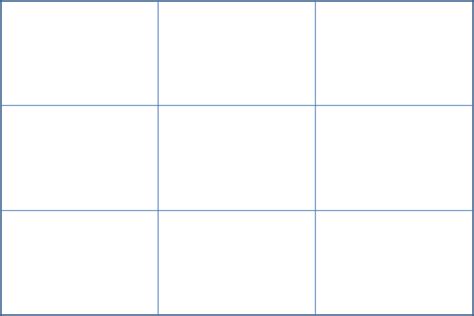 White Rule of Thirds Grid Free Transparent PNG Download