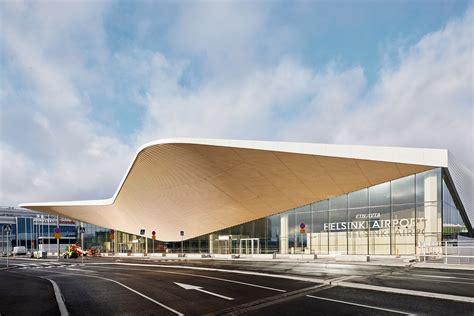 HELSINKI AIRPORT DEPARTURES AND ARRIVALS BUILDING by ALA Architects - 谷德设计网