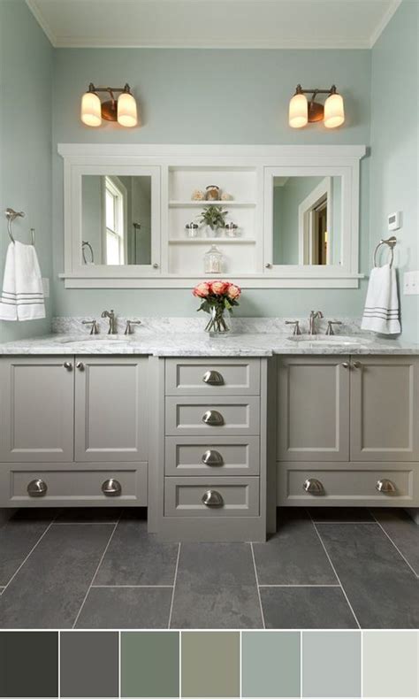 111 World`s Best Bathroom Color Schemes For Your Home | Bathroom color ...