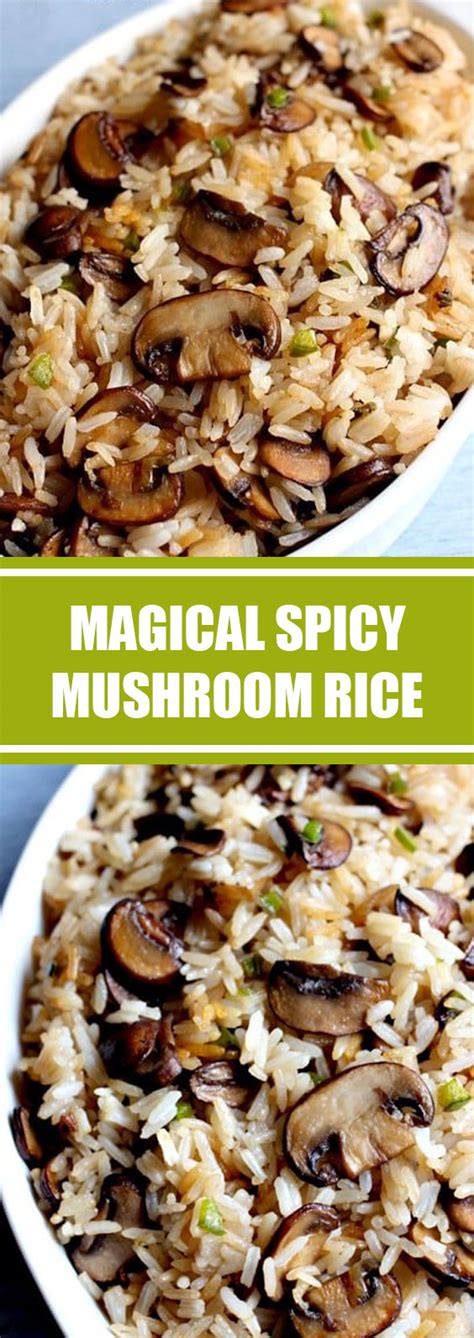 Magical Spicy Mushroom Rice #mushroomrecipes #easyrecipes - 25idnews