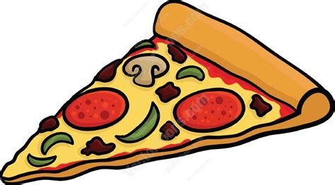 Pizza Slice Drawing - ClipArt Best