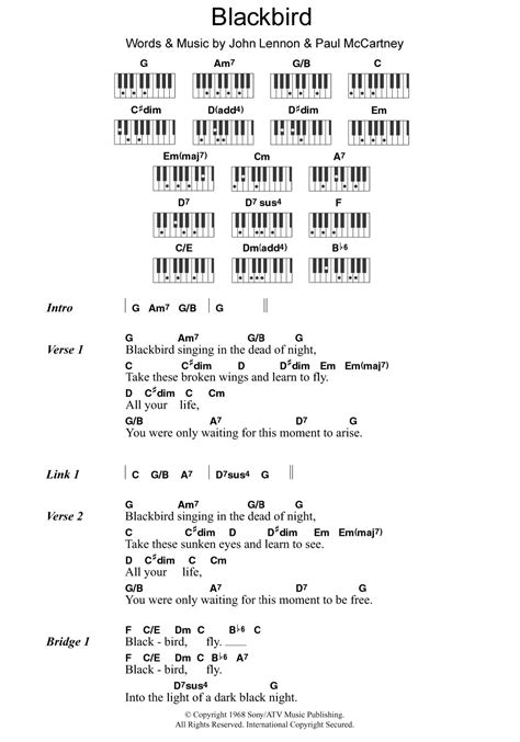 The Beatles - Blackbird at Stanton's Sheet Music