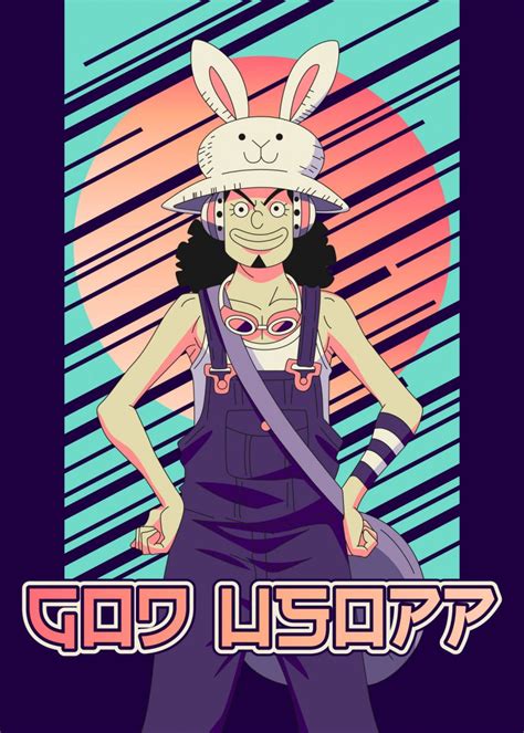 'God Usopp' Poster by Sugoi Art | Displate | Usopp, Art, Poster prints