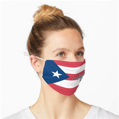 "Puerto Rico Flag Mask" Mask for Sale by VicRosMan | Redbubble