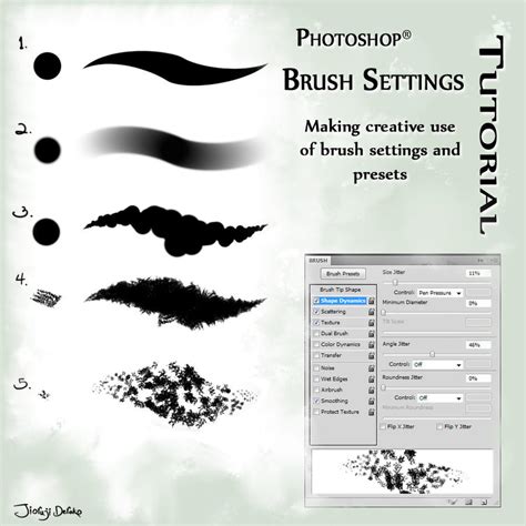 Photoshop Brush Settings Tutorial by Jio-Derako on DeviantArt