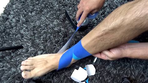 High Ankle Sprain Kinesio Taping| Northern Soul channel - YouTube