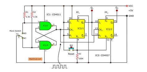 4029 Up Down Counter Circuit Diagram - Wiring Diagram