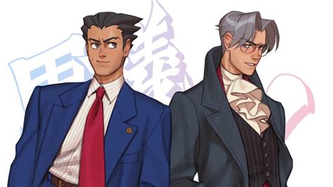 Random: Valve Artist Reimagines Ace Attorney Characters As '80s Lawyers ...