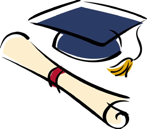 Graduation Cap And Diploma - ClipArt Best