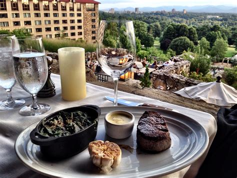 dine on the Sunset Terrace of the Grove Park Inn Resort, Asheville, NC ...