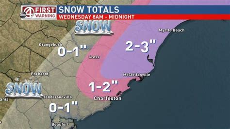 Charleston Weather: Areas north of Charleston likely to get most snow ...