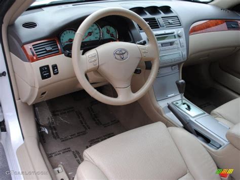 Ivory Interior 2006 Toyota Solara SLE V6 Coupe Photo #42430216 ...