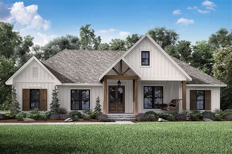 Modern Farmhouse Plan: 2,201 Square Feet, 3 Bedrooms, 2.5 Bathrooms ...