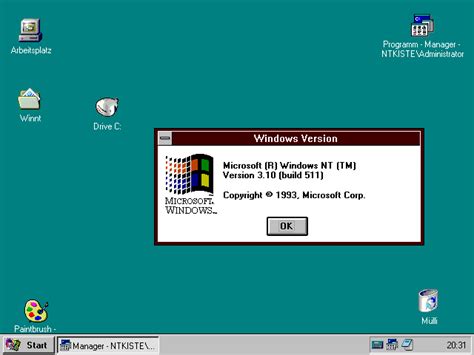 Windows NT 3.1 Logo