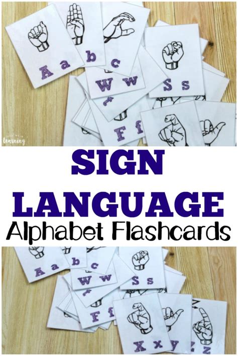 Freebie Friday: Free Printable Asl Alphabet Flashcards Pack | Sign ...