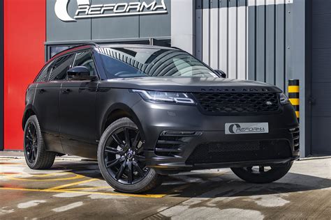 Satin Black Range Rover Velar - Reforma UK