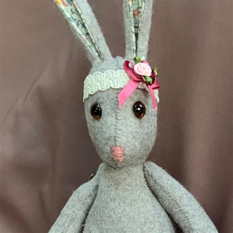 Bramble Bunny Unique, Handmade Stuffed Animal. Part of the Hedgerow ...