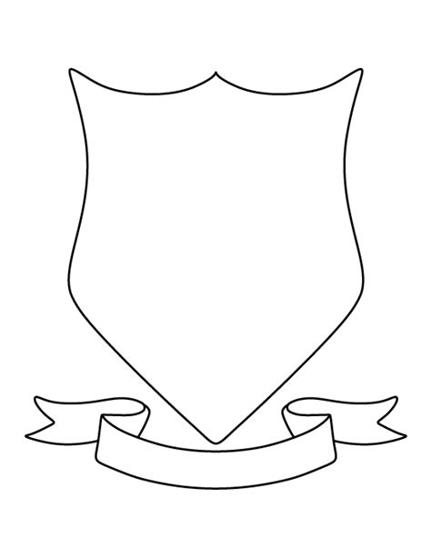 Printable Coat of Arms Template