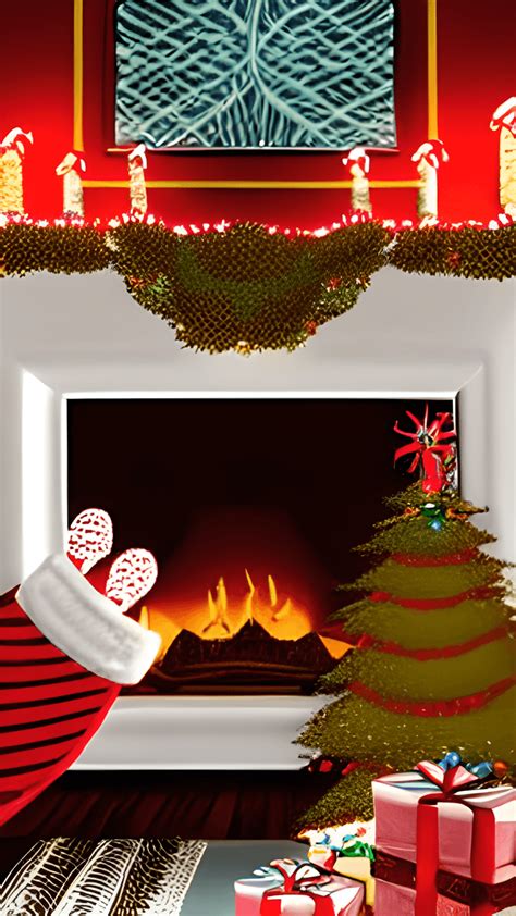 Cozy Christmas Living Room · Creative Fabrica