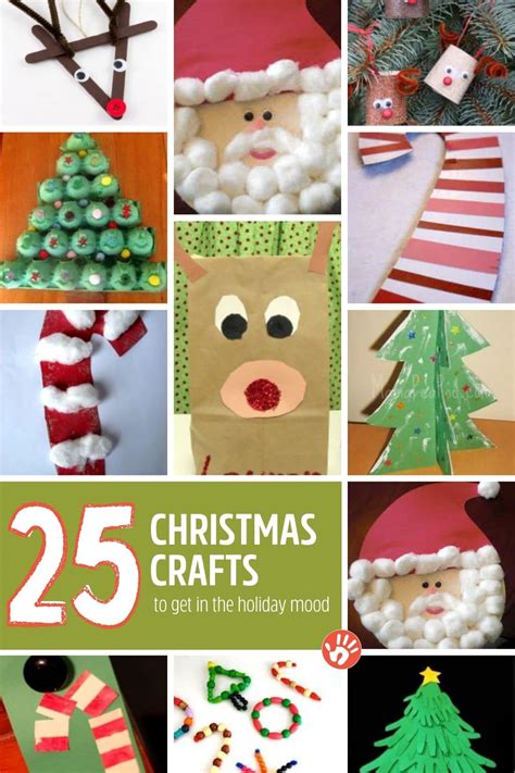 25 Easy Christmas Crafts for Kids to Make | Hands On As We Grow