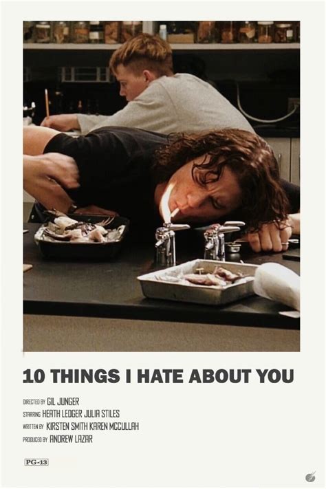 10 things I hate about you alternative poster | Movie posters vintage ...