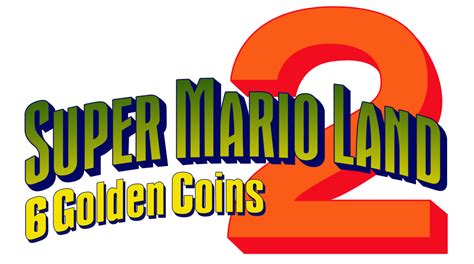 File:Super Mario Land 2 6 Goldend Coins Logo.png - Super Mario Wiki ...