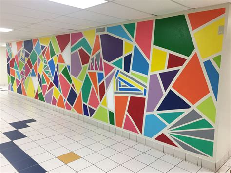 Elementary Wall Mural | School wall art, School wall art ideas, Mural ...