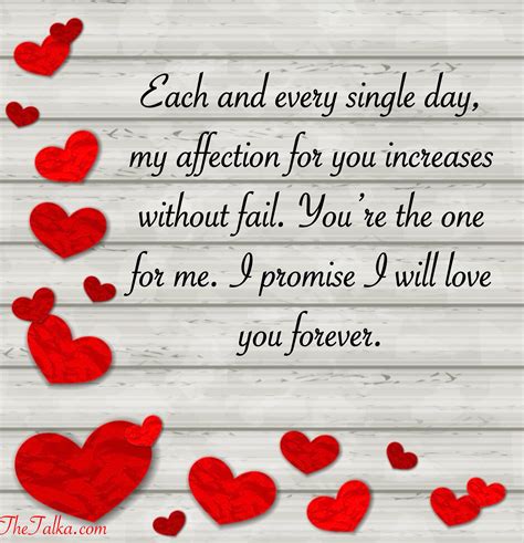 I Promise To Love You Forever Messages | Love you forever quotes, Love ...