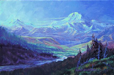 Kurt Jacobson - Fine Art: Denali Blue