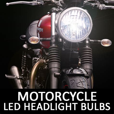 Quick-Fit LED Headlight Globes for Motorcycles with a Single Headlamp ...