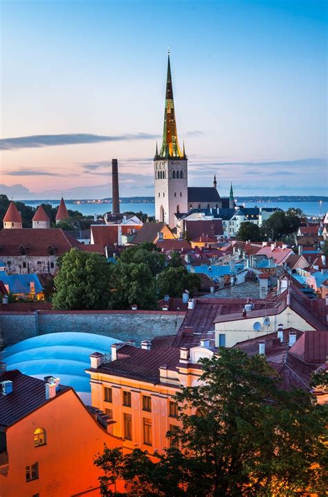 Aerial View of Tallinn Old Town by Andrey Omelyanchuk - Photo 105956907 ...