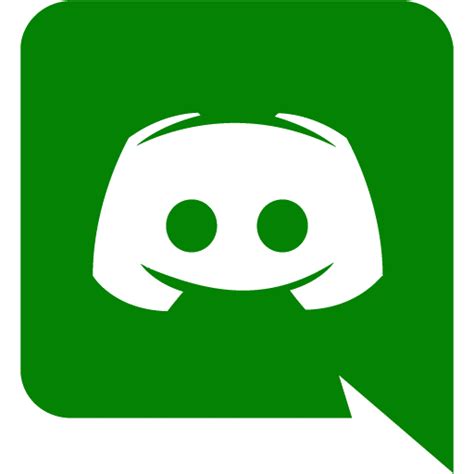 Green discord icon - Free green site logo icons