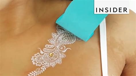 Henna Temporary Tattoos - YouTube