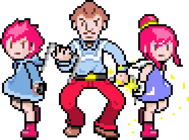 Kumatora/Duster battle sprites by MemoriiMakiko on DeviantArt