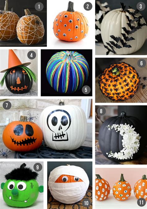 Best No-Carve Pumpkin Decorating Ideas for Kids || Easy ways to ...