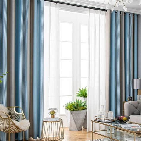 Blue And Brown Curtains For Living Room | Cabinets Matttroy