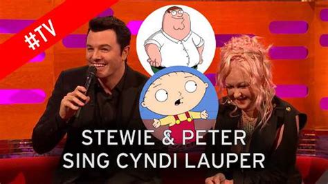 Watch Seth MacFarlane sing Cyndi Lauper's hits as Stewie and Peter ...