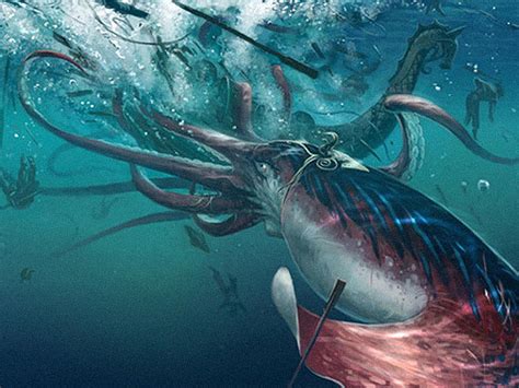 The giant squid: Origin of the mythical monster Kraken — Secret History ...