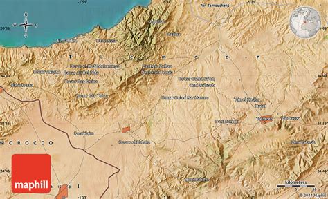 Satellite Map of Tlemcen