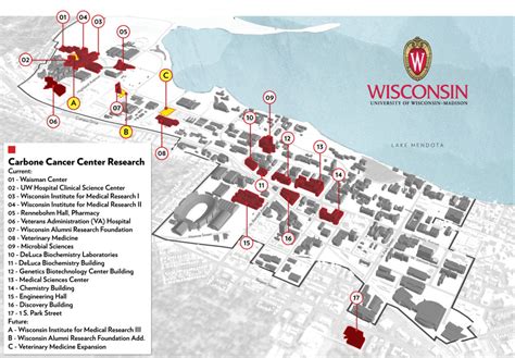 UW Madison Campus Map